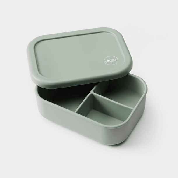 3 Compartment Silicone Lunch Box - Catchy