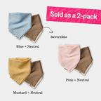 The Everyday Dribble Bibs | 2 Pack
