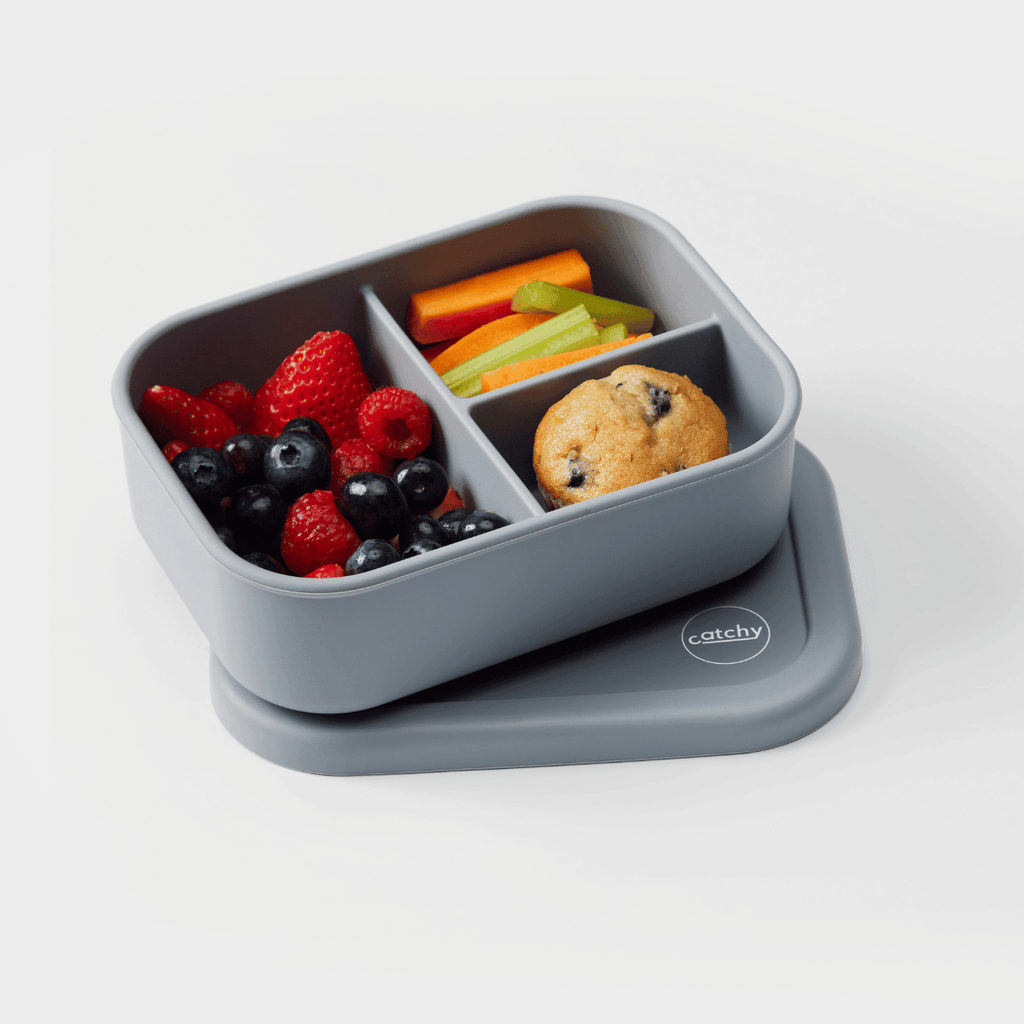 3 Compartment Silicone Lunch Box - Catchy