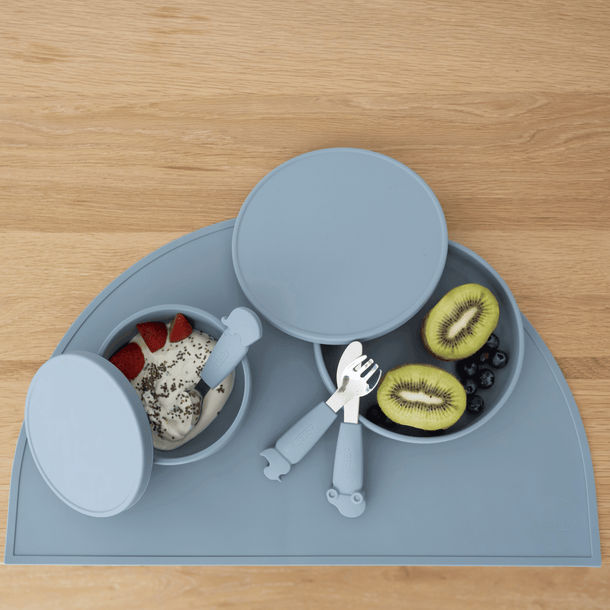 Silicone Plate & Lid Set - Catchy